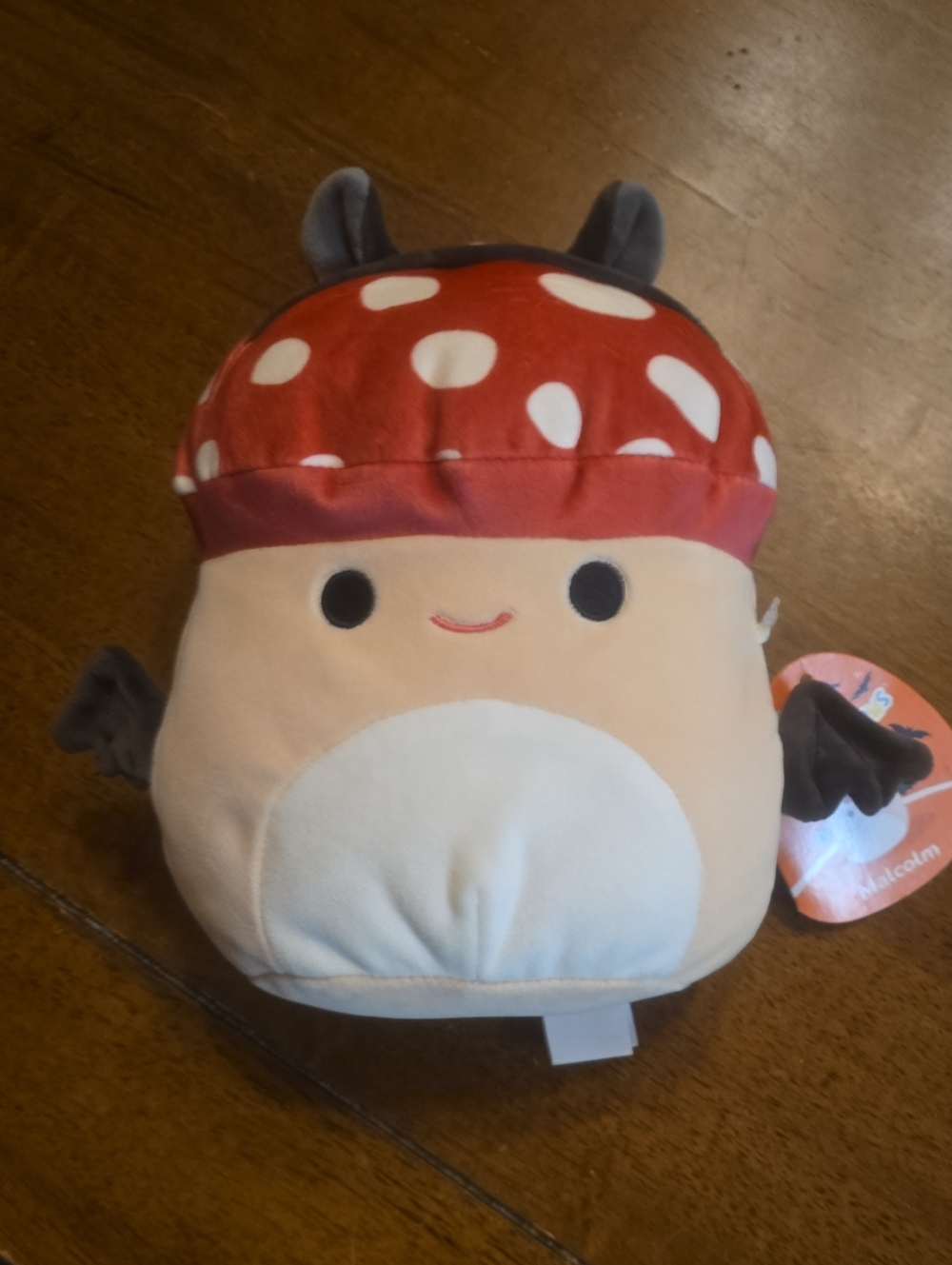 Squishmallows Red Mushroom Bat Plush